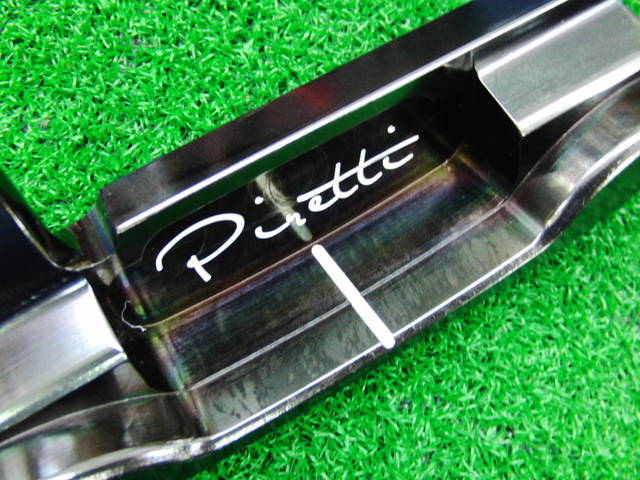 中古 POTENZA ミッドナイトブラックパター ゴルフ用品