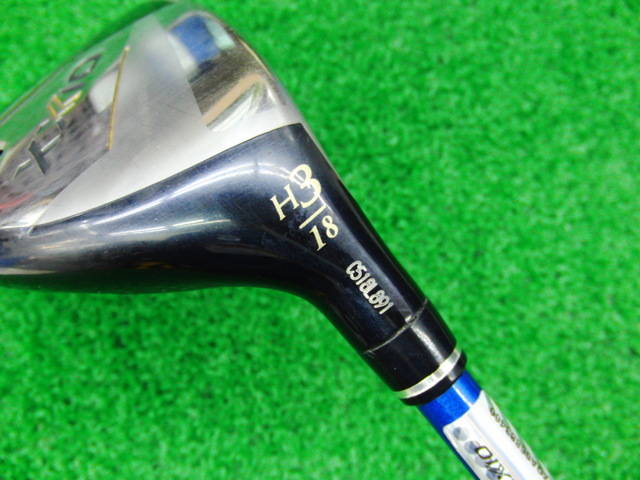 中古 XXIO (2024) ネイビー H3(18°)ユーティリティ ゴルフ用品