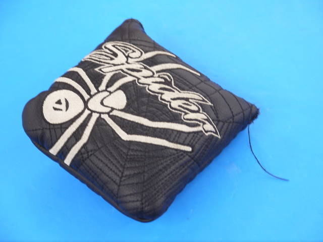 中古 SPIDER EX NAVY/WHITE スモールスラントパター ゴルフ用品