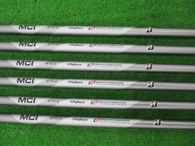 中古 BRIDGESTONE 222CB+  6本アイアンセット ゴルフ用品