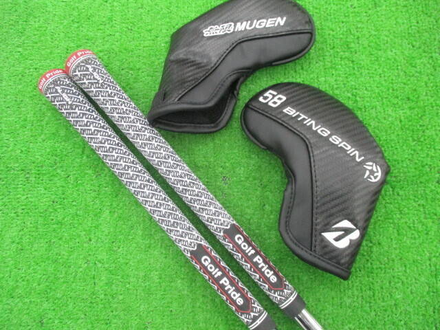 中古 BRIDGESTONE B-Limited BITING SPIN フルミルド 52°-08°ウェッジ ゴルフ用品