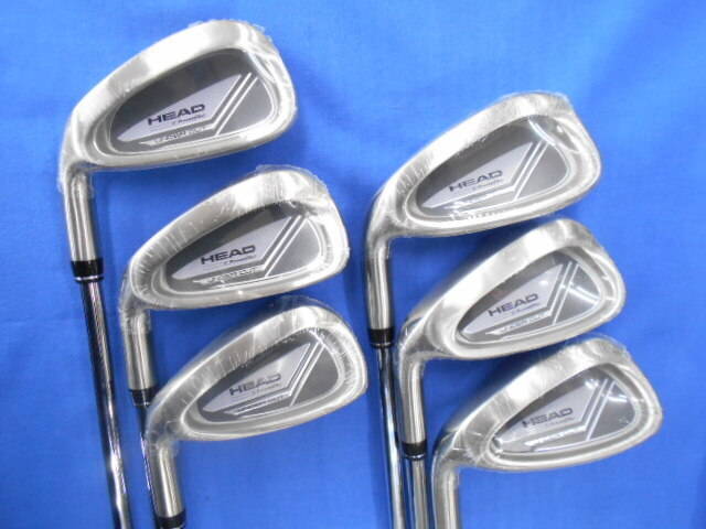 中古 HEAD by POWERBILT UNDER CUT 6本 レフティアイアンセット ゴルフ用品