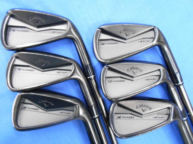 中古 X FORGED STAR (2024) BLACK  6本アイアンセット ゴルフ用品