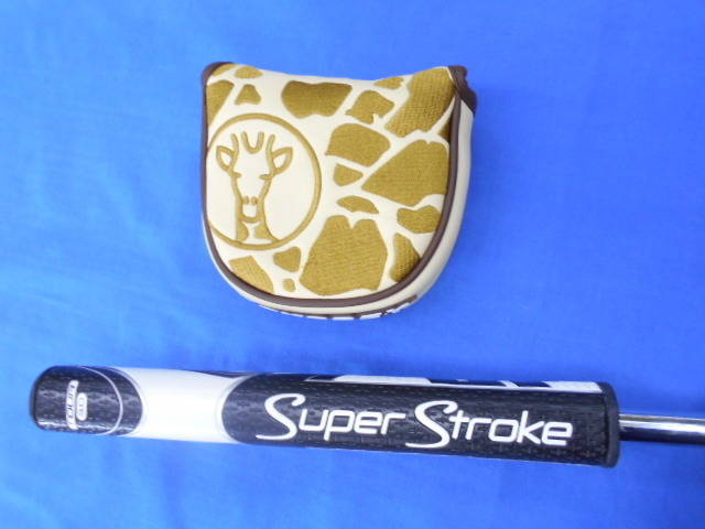 中古 Ai-ONE GIRAFFE BEAM JAILBIRD MINIパター ゴルフ用品