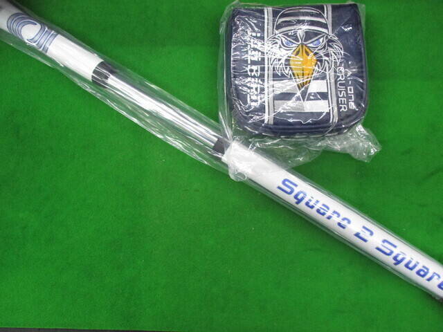 中古 Ai-ONE Square 2 Square JAILBIRD BROOMSTICKパター ゴルフ用品