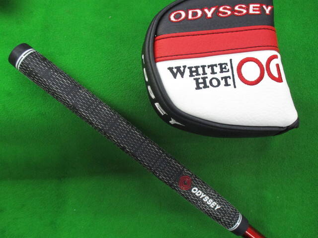 中古 WHITE HOT OG TRIPLE TRACK BIG-Tパター ゴルフ用品