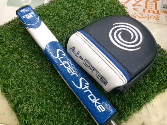 中古 Ai-ONE Square 2 Square MAX STRIPEパター ゴルフ用品