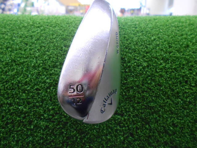 中古 MACK DADDY 4 クロムメッキ W-GRIND 50゜-12ウェッジ ゴルフ用品