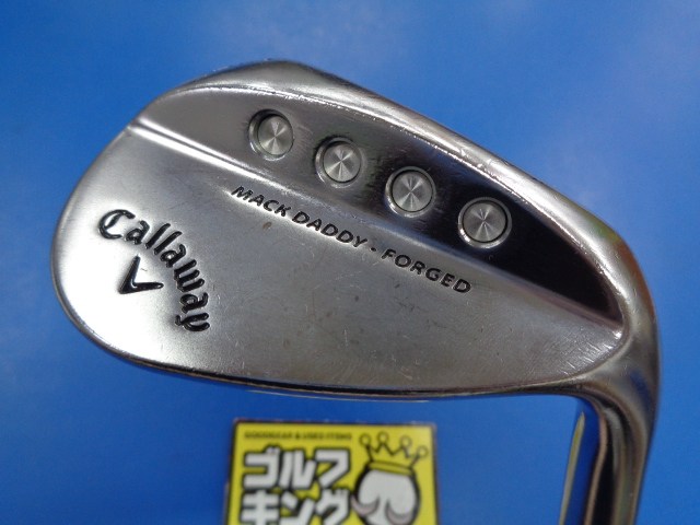 中古ゴルフ MACK DADDY FORGED 2018 クロム 52-10 52°の写真