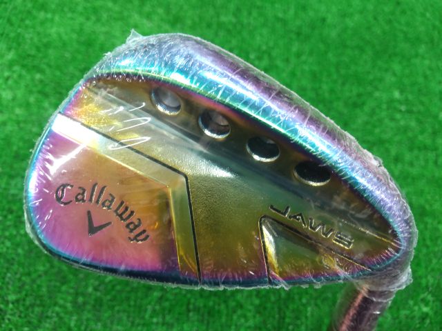 中古ゴルフ JAWS FULL TOE Chrome 54-12 オーロラ加工 54°の写真