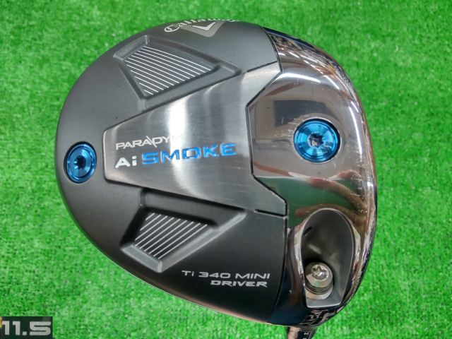 新品未使用 PARADYM Ai SMOKE Ti 340 MINI 13.5° Used Callaway Mini Driver PARADYM Ai SMOKE Ti 340 MINI 11.5