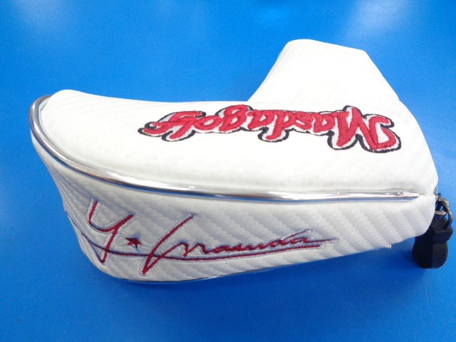 中古 STUDIO-2 銅メッキ仕上げ ブレードライン入りパター ゴルフ用品