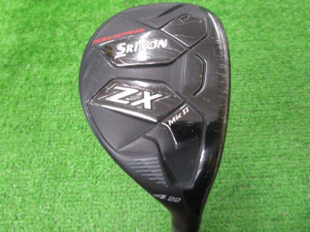 中古ゴルフ スリクソンZX Mk II HYBRID #4 22°の写真