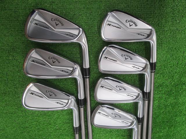 中古ゴルフ X-FORGED STAR 2024 7本の写真