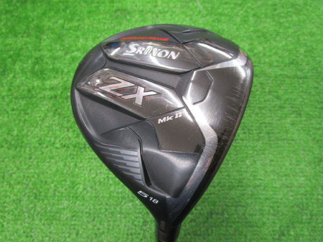 中古ゴルフ スリクソンZX Mk II 5W 18°の写真