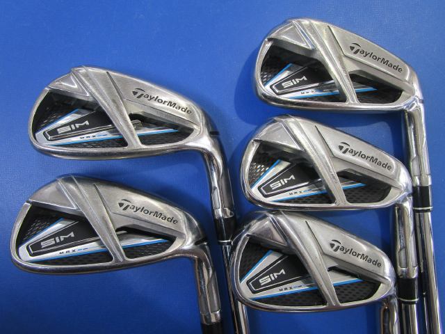 TaylorMade テーラーメイド 中古アイアンセット SIM MAX 5本の