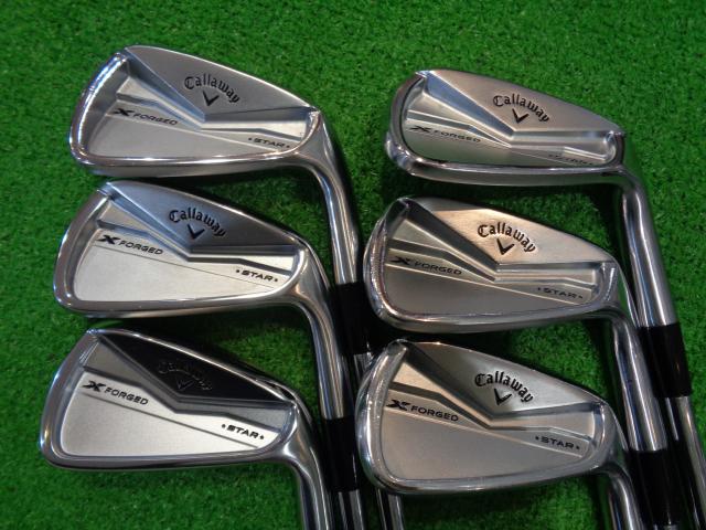 中古ゴルフ X-FORGED STAR 2024 6本の写真