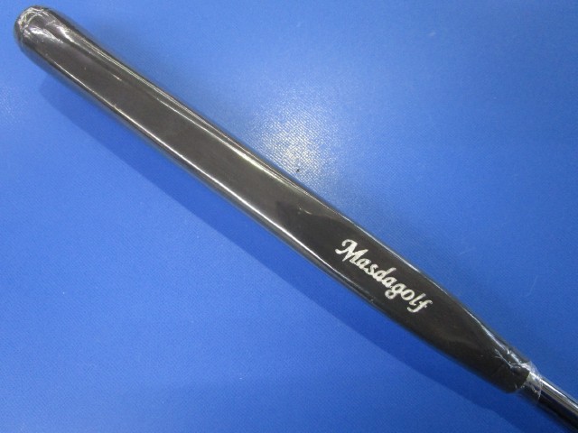 中古 STUDIO-5 ホワイトビーズ仕上げパター ゴルフ用品