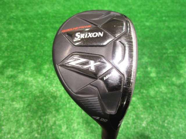 中古ゴルフ スリクソンZX Mk II HYBRID #4 22°の写真