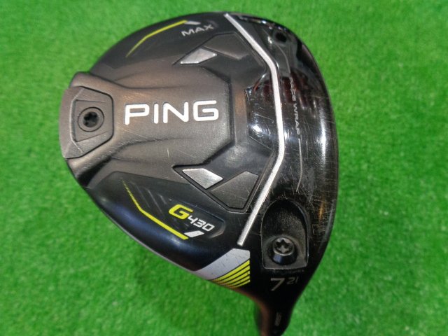 PING - 【美品】ピンPING G430 MAX 7w21度　フェアウェイウッド PING G430 MAX 7W フェアウェイウッド 21度 - メルカリ