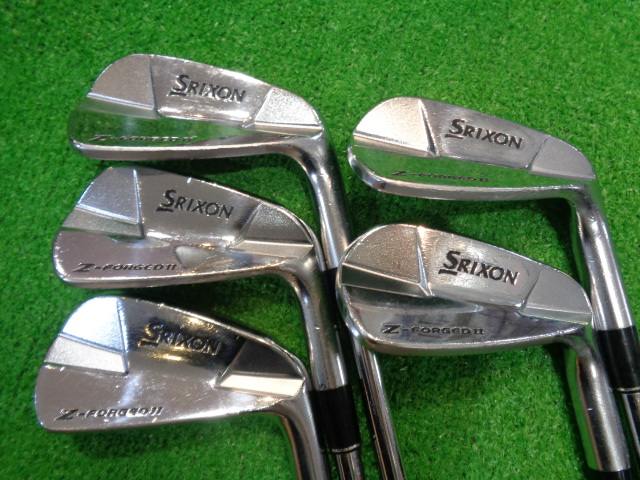 中古ゴルフ スリクソンZ FORGED II 5本の写真