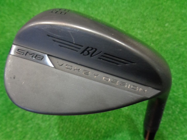 中古ゴルフ ボーケイSM8ジェットブラック58-14K 58°の写真