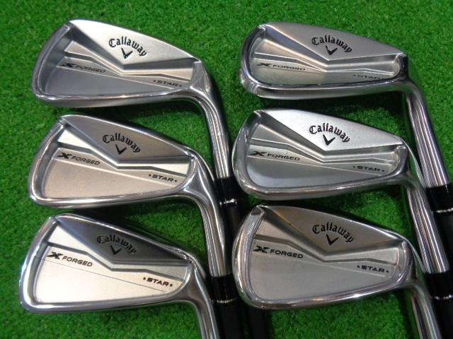 激レア！　キャロウェイ X-FORGEDSTAR24 ブラック　6本セット 限定品】【新品】キャロウェイ Xフォージド スター ブラック