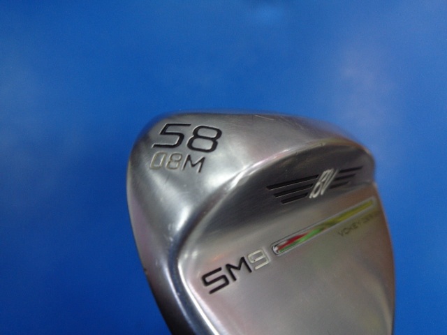 中古 ボーケイSM9ツアークローム58-08M 58°ウェッジ ゴルフ用品