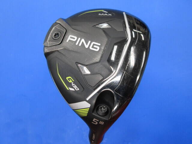 PING ・G430 ・5W・MAX ・フェアウェイウッド18度・中古品 フェアウェイウッド ピン G430 MAX フェアウェイ ALTA J CB