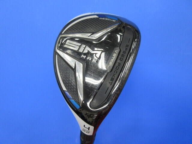 TaylorMade SIM MAX 4番ユーティリティ 22° 中古 TaylorMade テーラーメイド 中古ユーティリティ SIM MAX #4(22