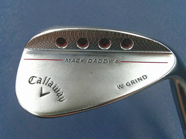 中古ゴルフ MACK DADDY 4 クロムメッキ W-GRIND 52゜-12の写真