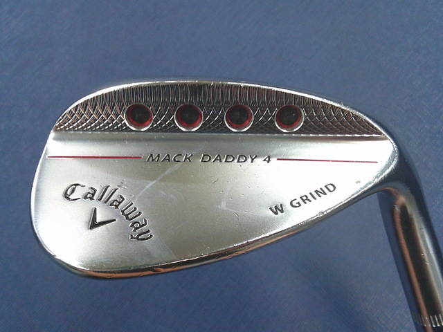 中古ゴルフ MACK DADDY 4 クロムメッキ W-GRIND 58゜-12の写真