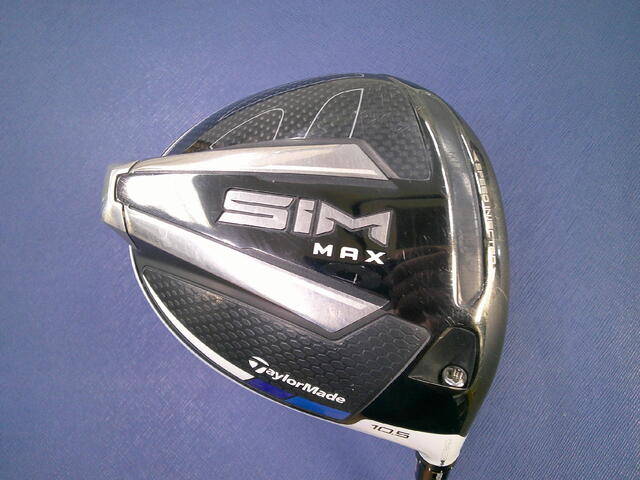 テーラーメイドTaylorMade SIM MAX ドライバー 10.5度SR TaylorMade テーラーメイド 中古ドライバー SIM MAX 10.5°の商品