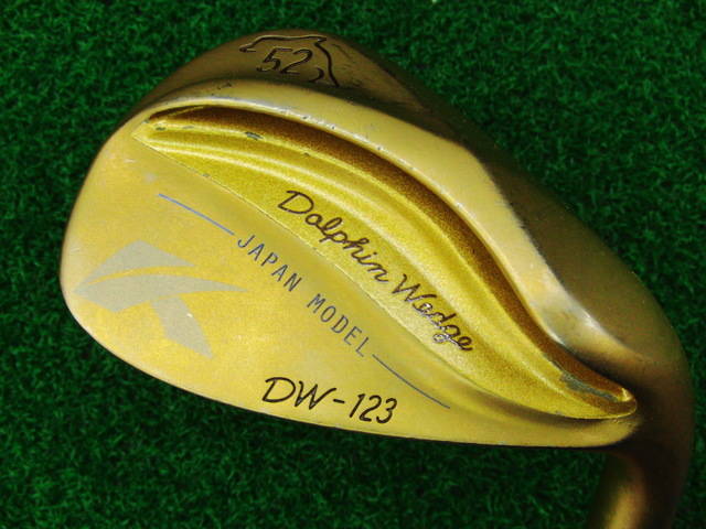 中古ゴルフ DOLPHIN WEDGE DW-123 Gold 52°の写真