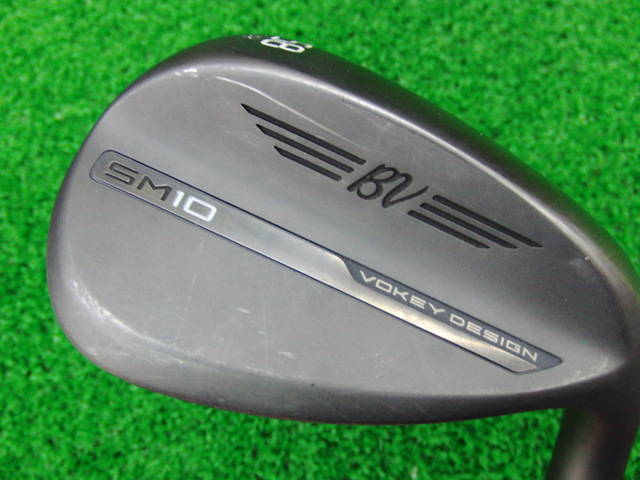 中古ゴルフ Vokey SM10 ジェットブラック 58°-14Kの写真