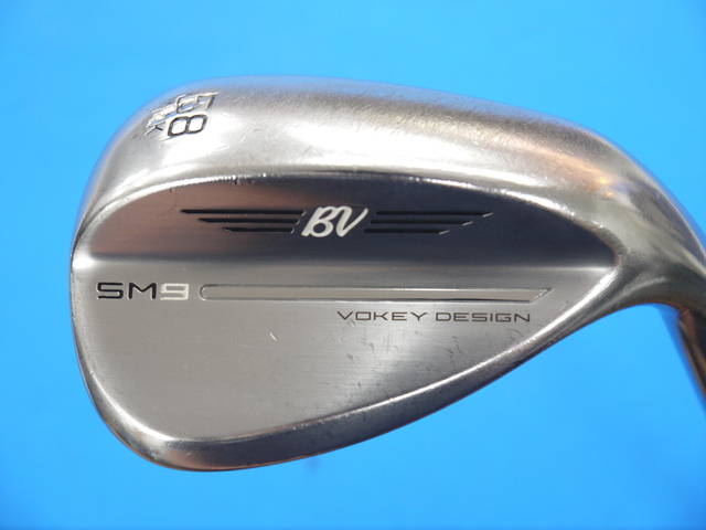 中古ゴルフ Vokey SM9 ツアークローム 58°-14Kの写真