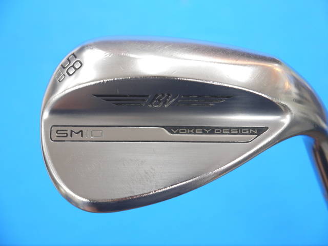 中古ゴルフ Vokey SM10 ツアークローム 58°-12Dの写真