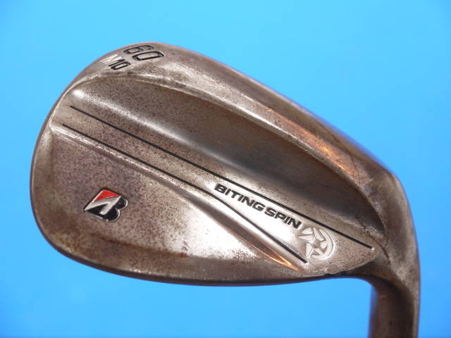 中古ゴルフ BRIDGESTONE BITING SPIN (ノーメッキ) 60°-10°の写真