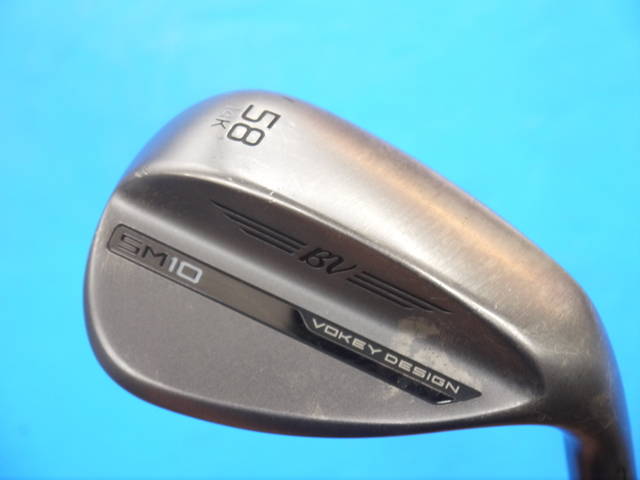 中古ゴルフ Vokey SM10 ジェットブラック 58°-14Kの写真