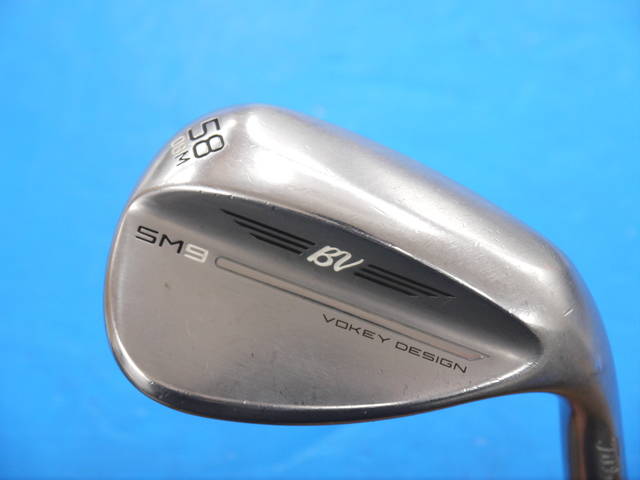 中古ゴルフ Vokey SM9 ツアークローム 58°-08Mの写真