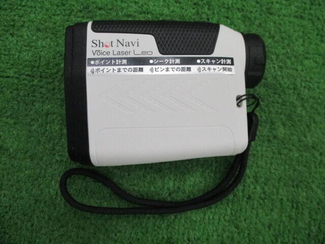 中古ゴルフ Shot Navi Voice Laser Leo ホワイトの写真