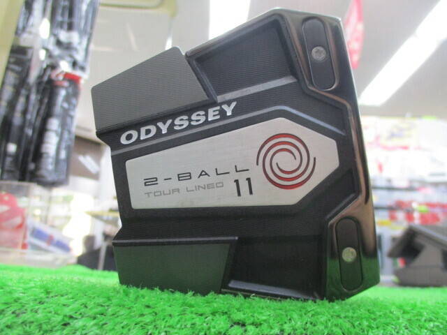 8/21 ponta様　② ODYSSEY オデッセイ 中古パター 2-BALL 11 TOUR LINED CH