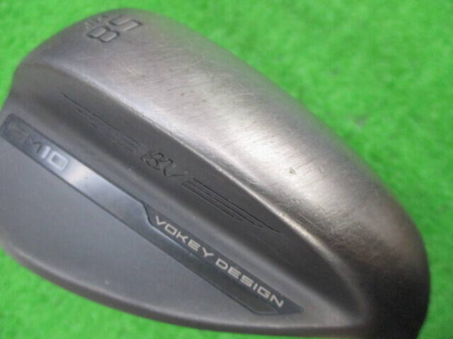 中古ゴルフ Vokey SM10 ジェットブラック 58°-14Kの写真