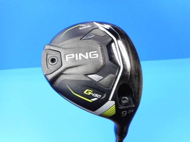 【美品】PING G430 9w 24度 ヘッドのみ レア】PING G430 9w 24度 ヘッドのみ ピン PING G430 MAX 9w 24