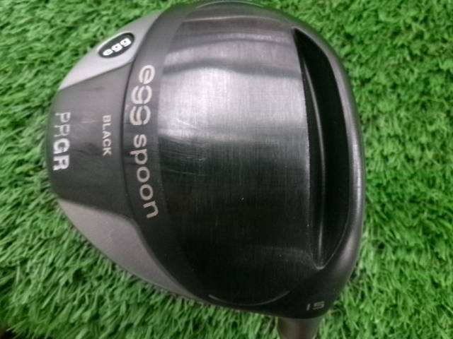 中古ゴルフ egg spoon BLACK 15°の写真