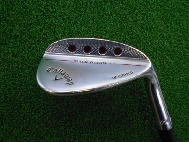 中古ゴルフ MACK DADDY 4 クロムメッキ W-GRIND 56゜-12の写真