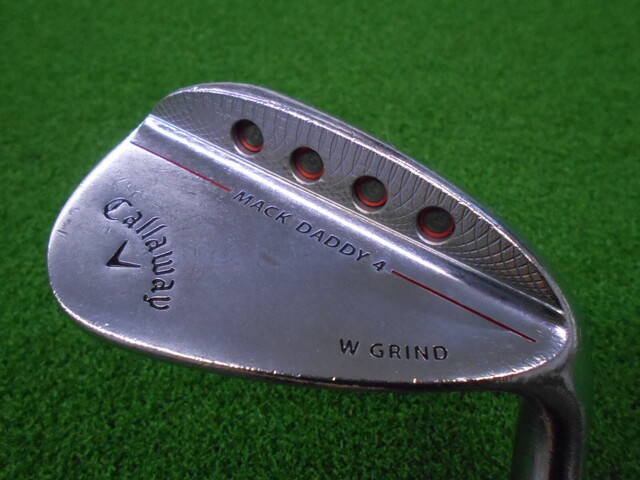 中古ゴルフ MACK DADDY 4 クロムメッキ W-GRIND 52゜-12の写真
