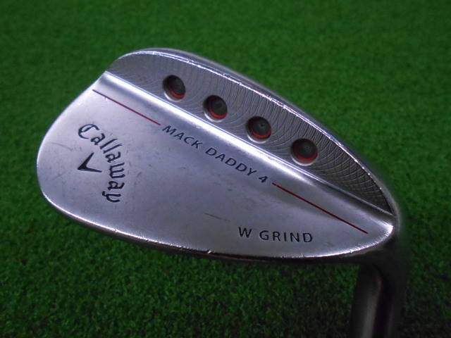 中古ゴルフ MACK DADDY 4 クロムメッキ W-GRIND 56゜-12の写真