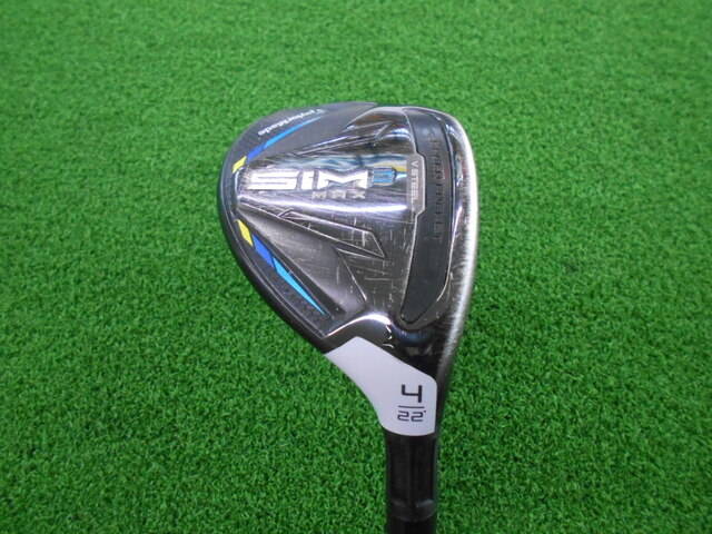 TaylorMade テーラーメイド 中古ユーティリティ SIM2 MAX #4(22
